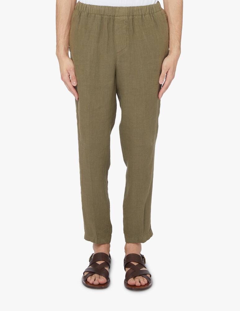 rinascente Cruna Linen 927 burano pants - green