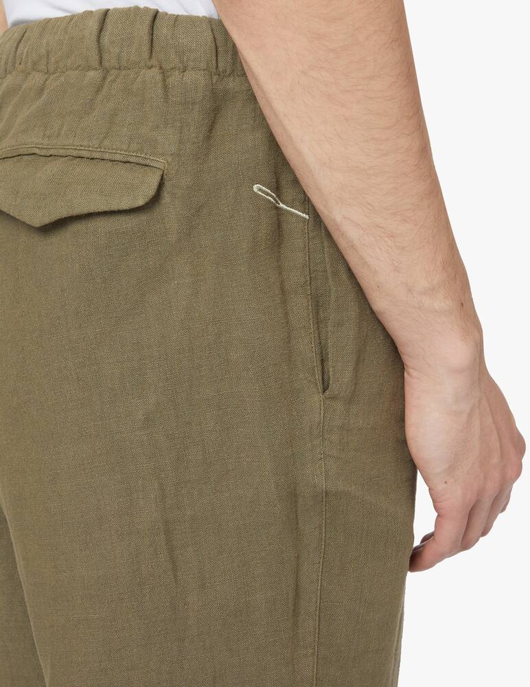 rinascente Cruna Linen 927 burano pants - green