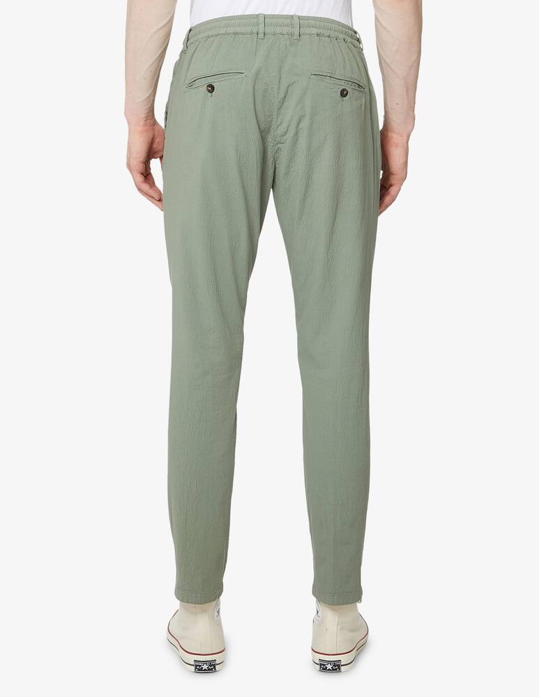 rinascente Cruna Pantaloni mitte 905 seersucker - verde