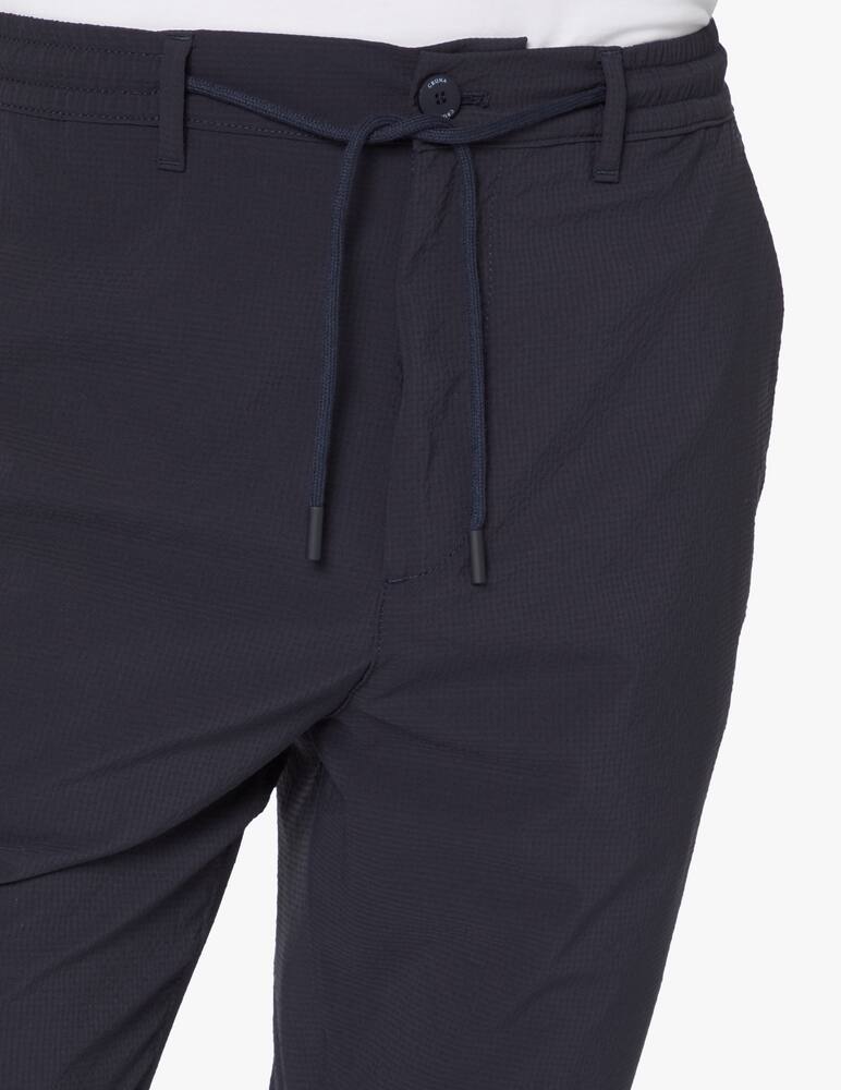 rinascente Cruna Japanaise seersucker 937 mitte pants - blue