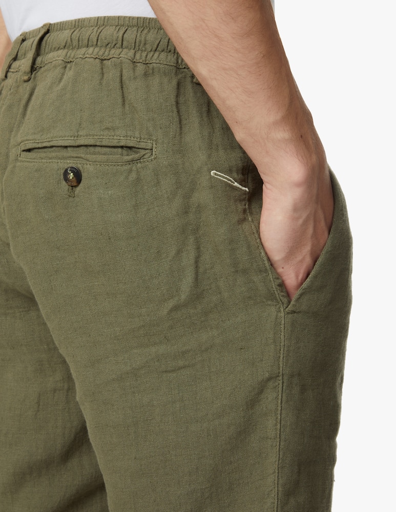Cruna Pantalone maui 927 lino tinto capo - verde - immagine 4 Cruna Pantalone maui 927 lino tinto capo - verde - immagine 4