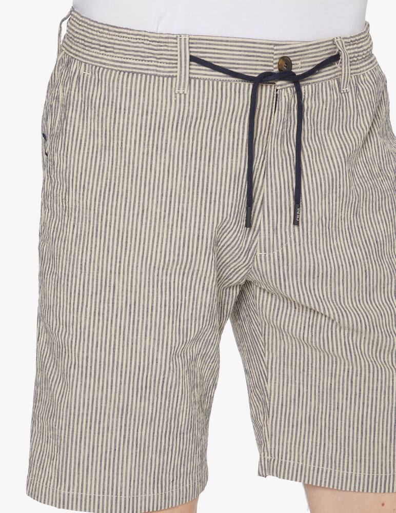 rinascente Cruna Pantalone maui 908 righe - blu