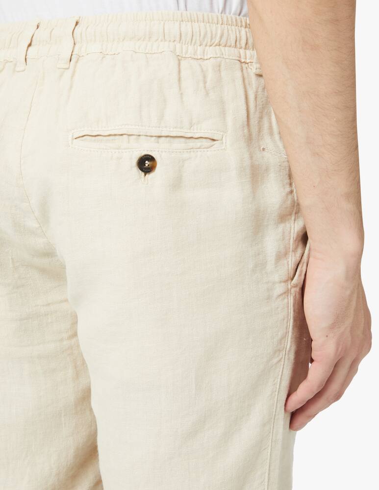 rinascente Cruna Pantalone maui 927 lino tinto capo - beige