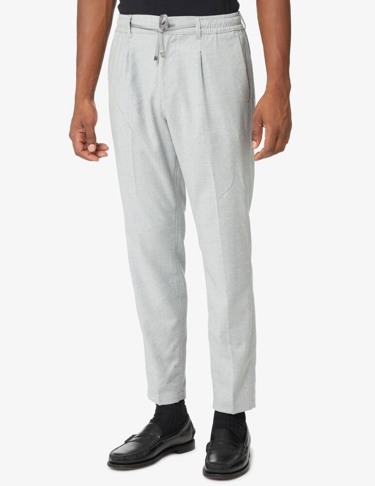 rinascente Cruna Pantalone mitte in lana flanella - Grigio