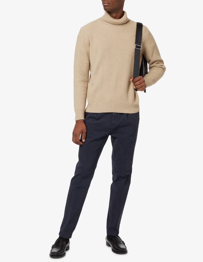 rinascente Cruna Dolcevita a coste - Beige