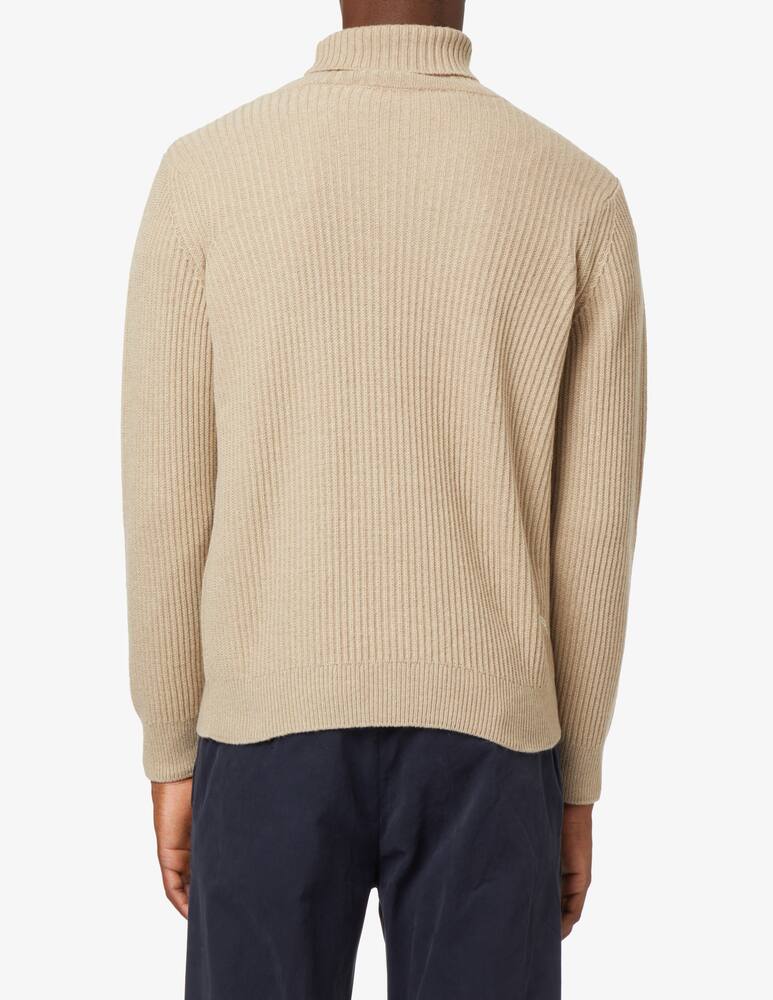 rinascente Cruna Dolcevita a coste - Beige