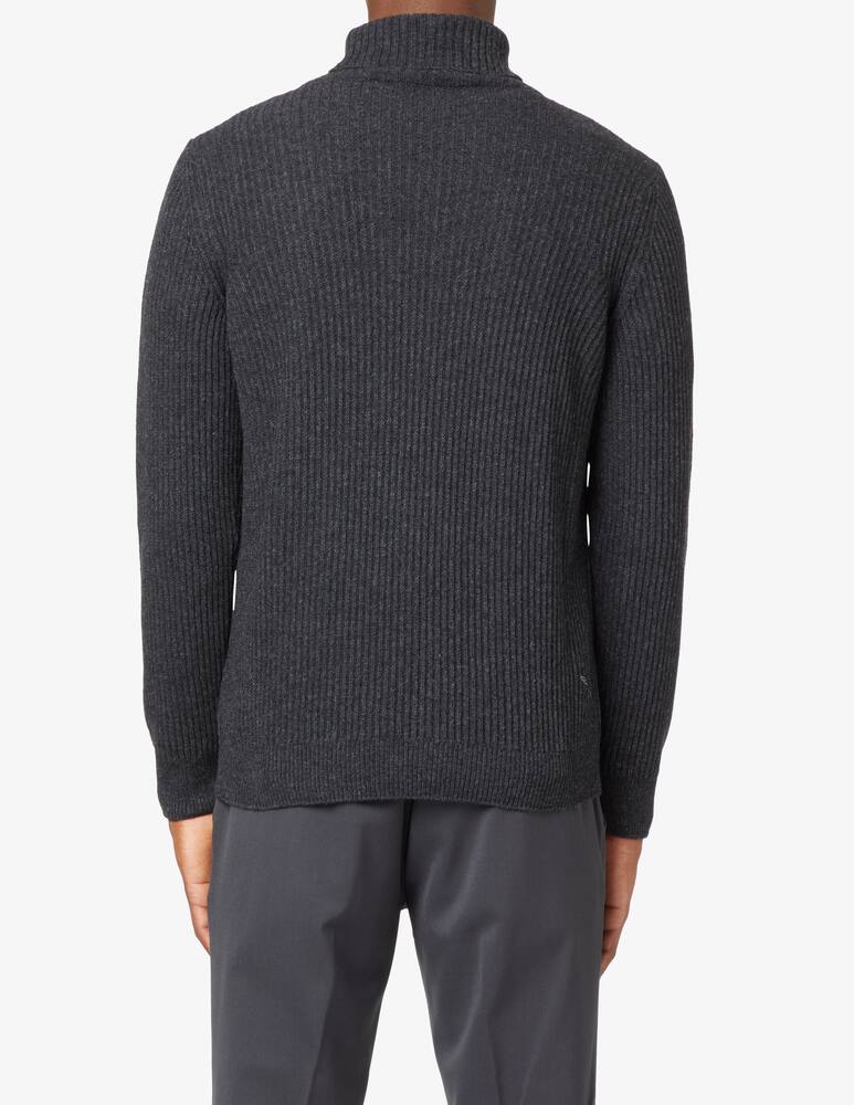 rinascente Cruna Ribbed turtleneck - Grey