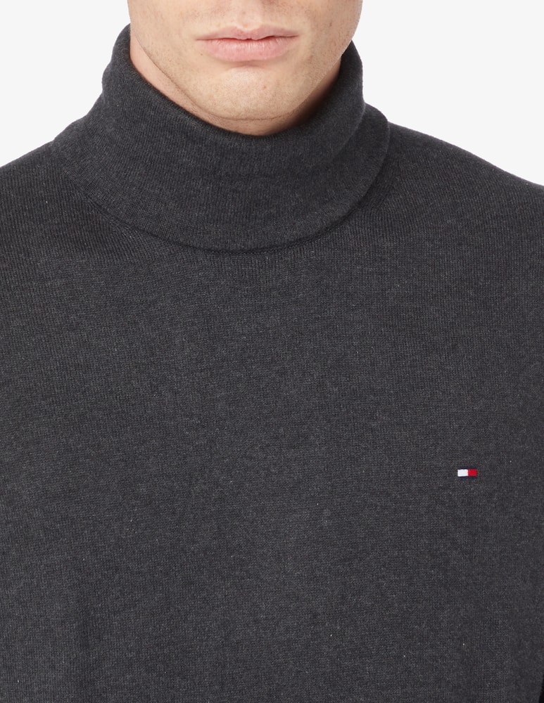 rinascente Tommy Hilfiger Cotton and cashmere turtleneck - Grey