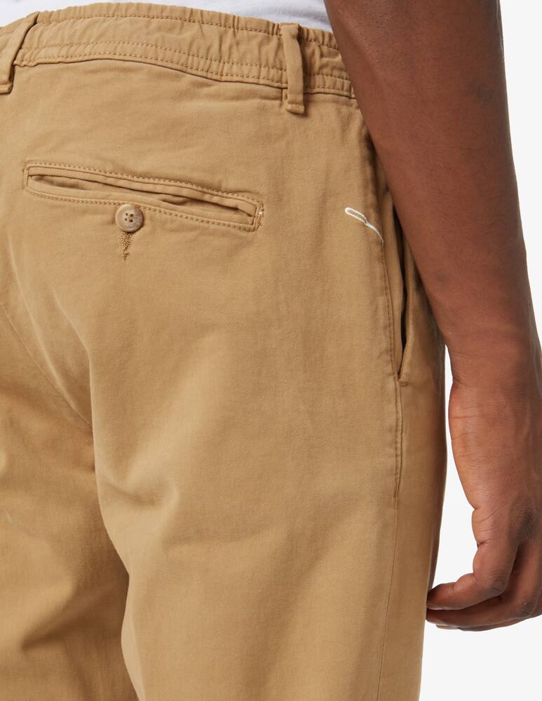 rinascente Cruna Pantalone mitte in cotone gabardina - Beige