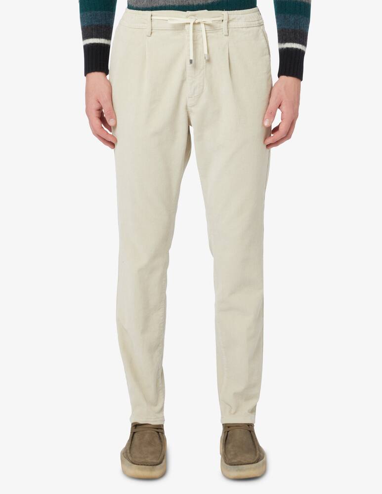 rinascente Cruna Pantalone mitte in cotone gabardina - Beige