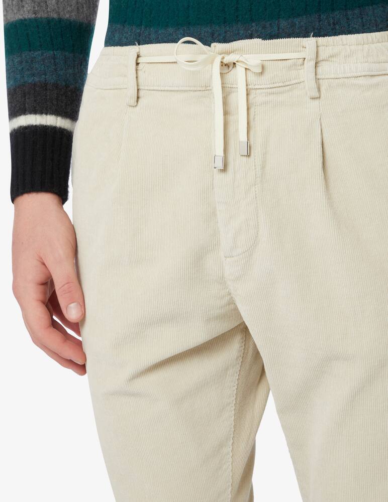 rinascente Cruna Pantalone mitte in cotone gabardina - Beige