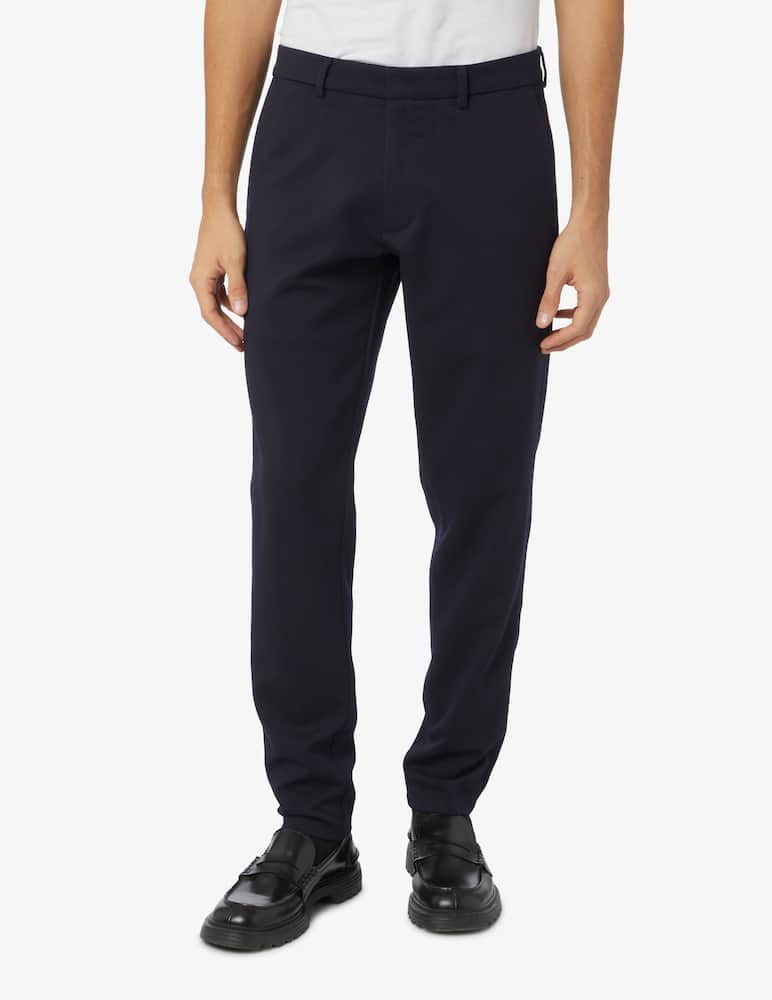 rinascente Cruna Pantalone arbat tapered in lana  - Blu