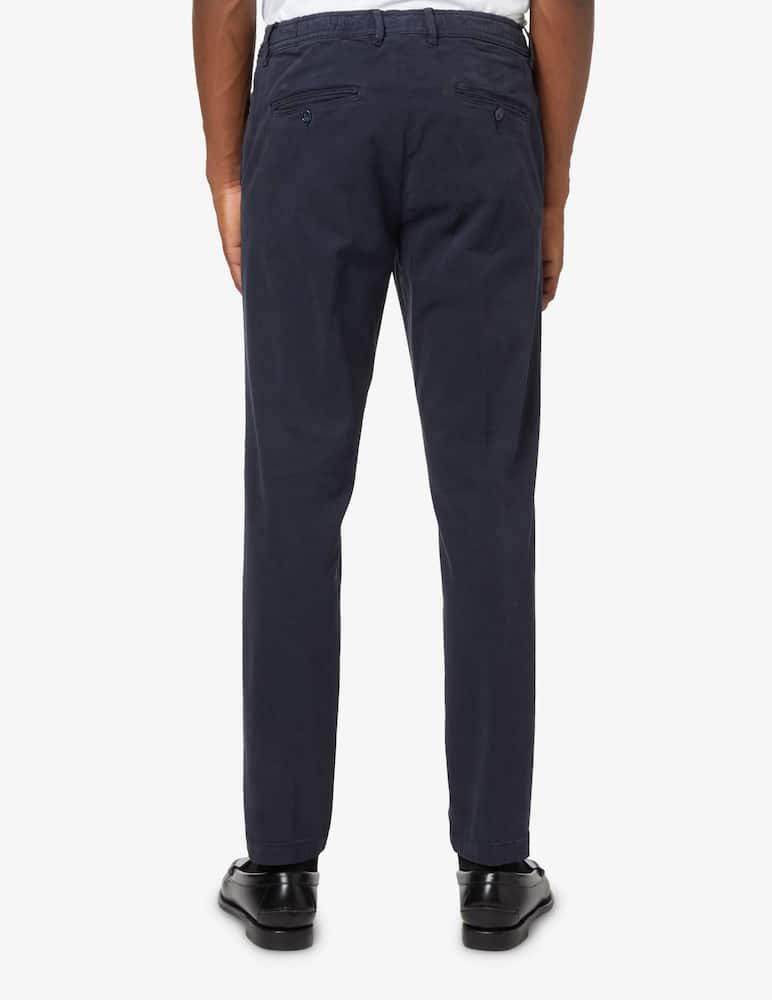 rinascente Cruna Pantalone mitte in cotone gabardina - Blu