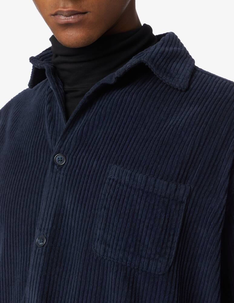 rinascente Cruna Corduroy overshirt - Blue