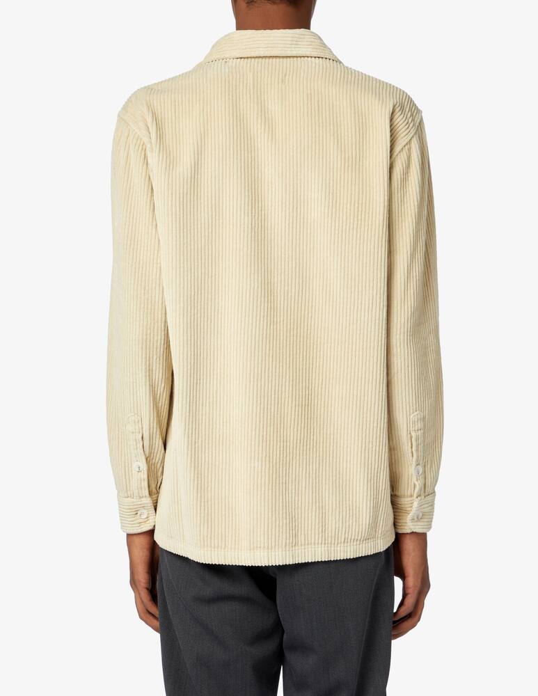 rinascente Cruna Camicia overshirt in velluto a coste - Beige