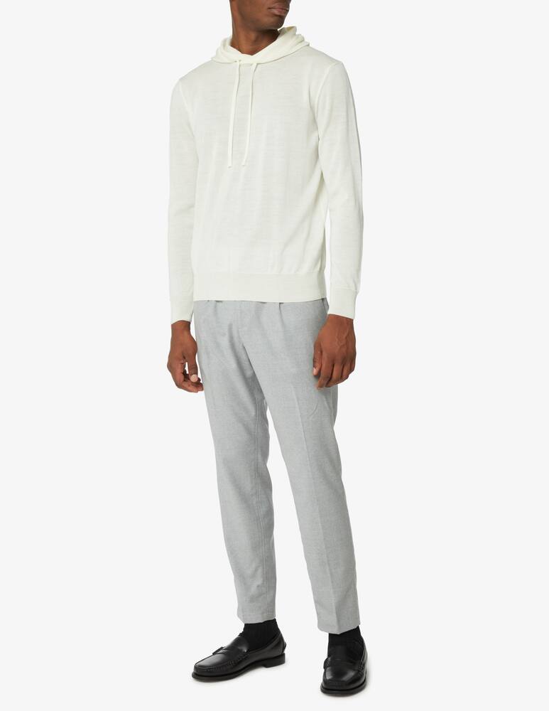 rinascente Cruna Merino hoodie - White