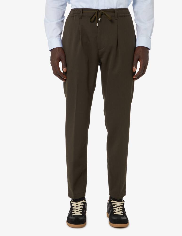 rinascente Cruna Mitte wool pants - Green