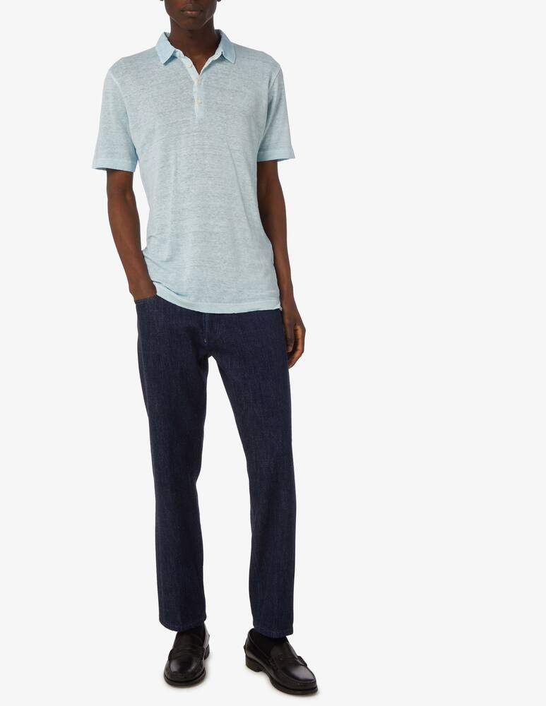 rinascente Cruna Pantalone vernice 5 tasche in denim - Blu