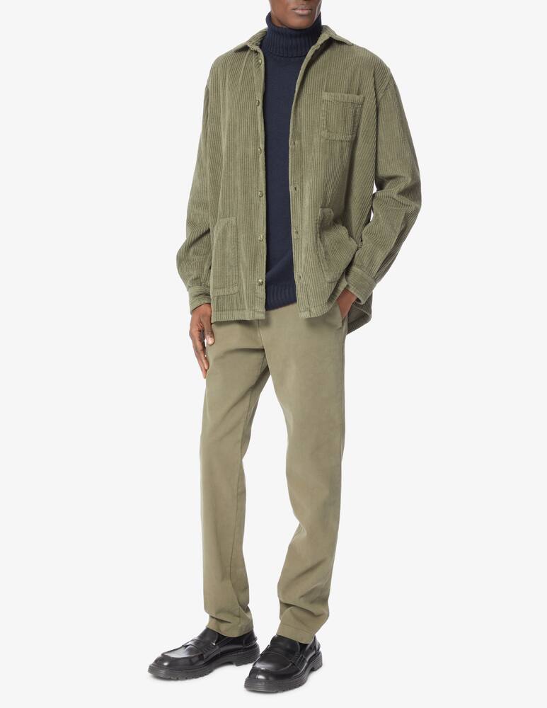 rinascente Cruna Brera gabardina slim pants - Green