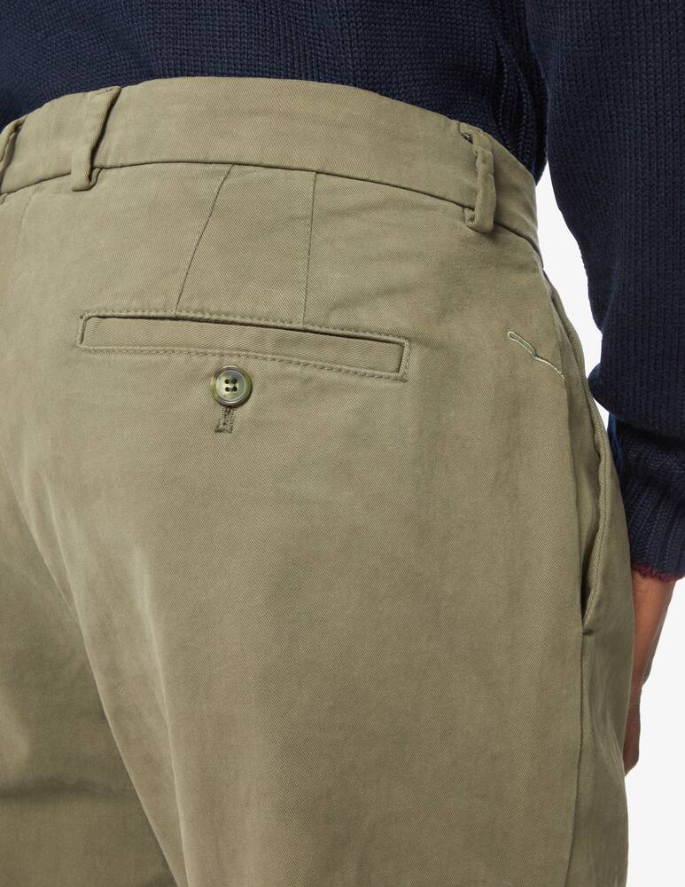 rinascente Cruna Brera gabardina slim pants - Green