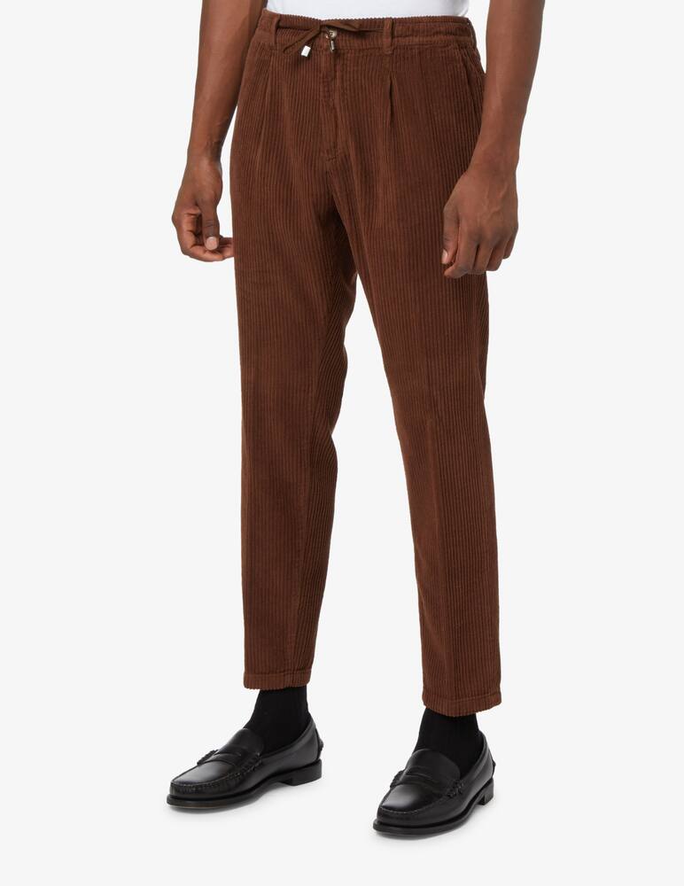 rinascente Cruna Pantalone mitte costa roccia - Marrone