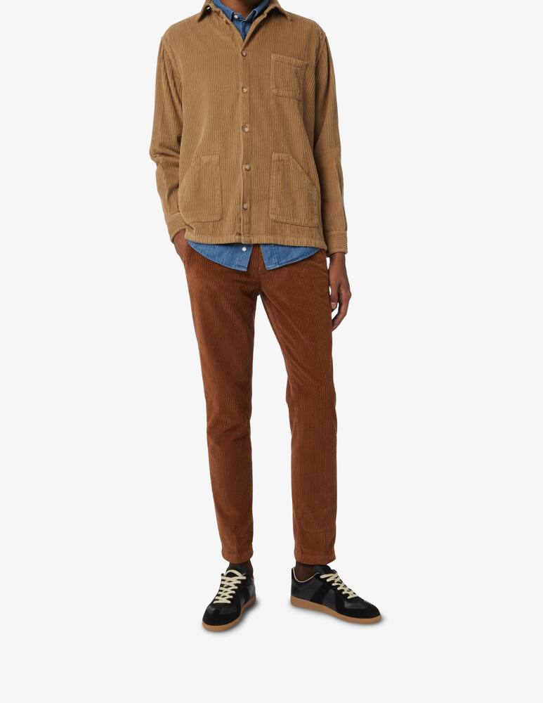 rinascente Cruna Camicia overshirt in velluto a coste - Marrone