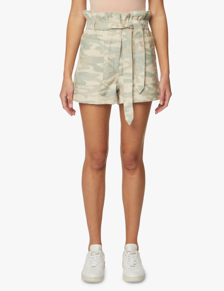 rinascente Giada Benincasa Shorts with waist laces - beige