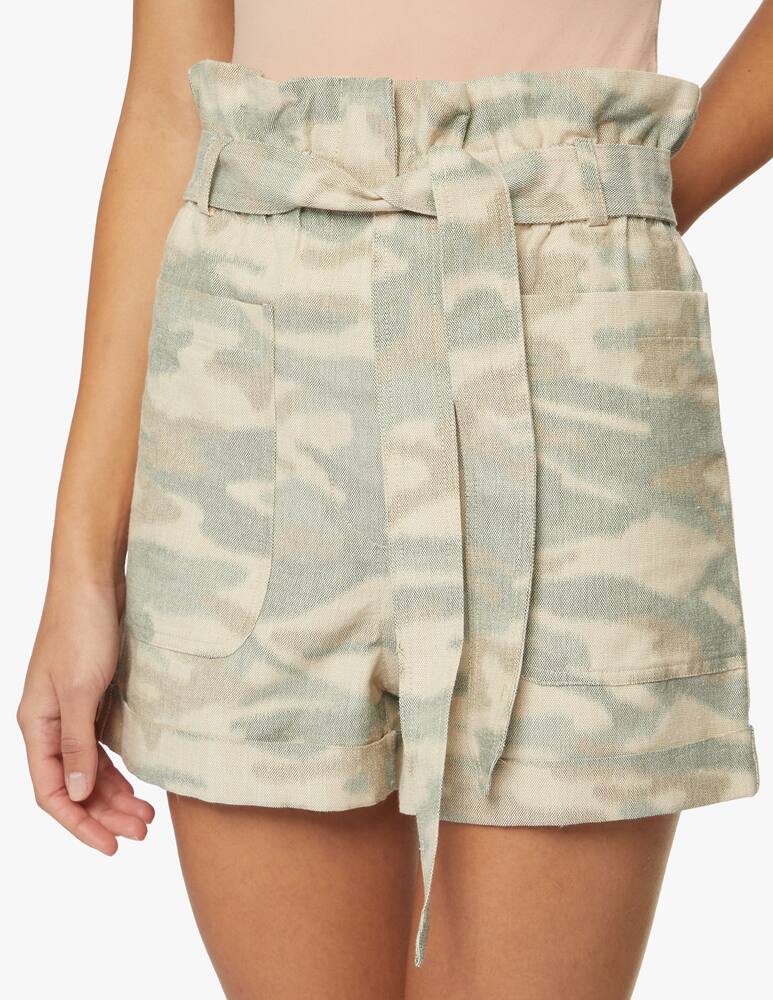 rinascente Giada Benincasa Shorts with waist laces - beige