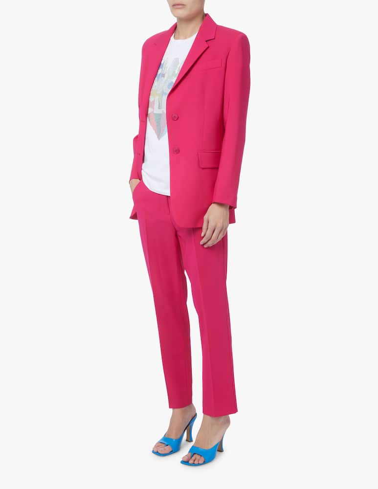 rinascente Giada Benincasa T-shirt in cotone ciao amore club crystal - bianco