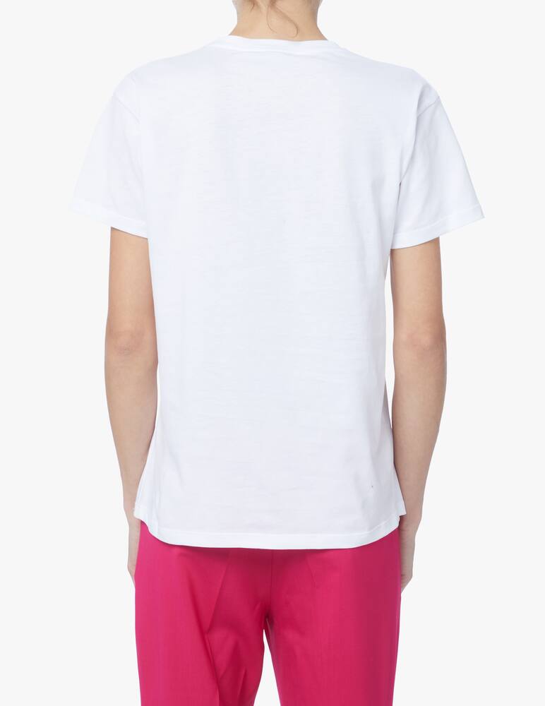 Giada Benincasa Ciao amore club crystal cotton t-shirt - white - picture 3 Giada Benincasa Ciao amore club crystal cotton t-shirt - white - picture 3