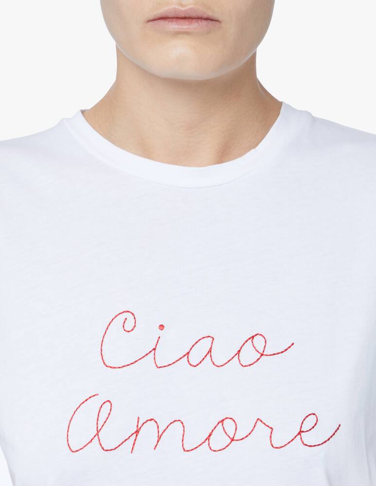 rinascente Giada Benincasa Ciao amore cotton t-shirt - white