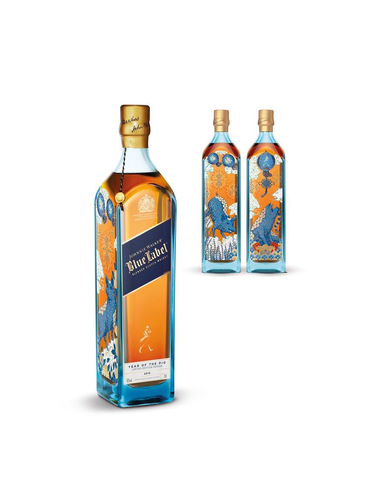 rinascente Johnnie Walker Blue Boar Edition blended scotch whiskey 70cl