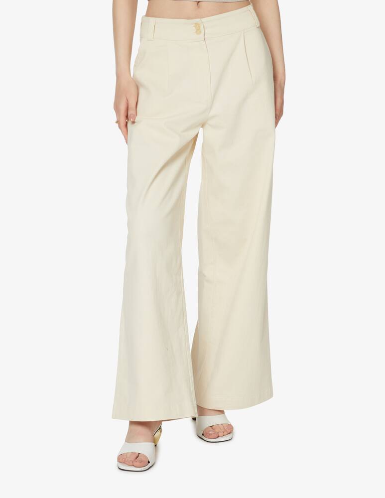 rinascente Progetto Quid Onde wide-leg jeans - white