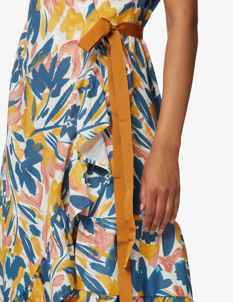 rinascente Progetto Quid Vestito con balza arricciata Saudara - verde