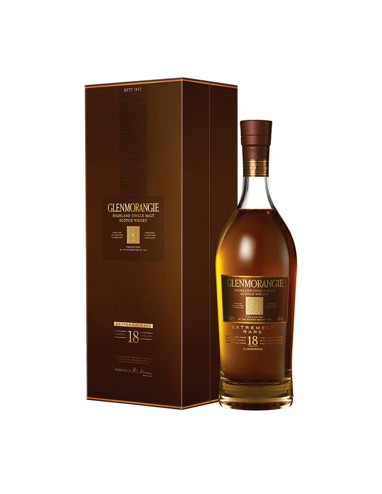 rinascente Glenmorangie Highland Single Malt Scotch Whisky 18 Years Old Gift Box