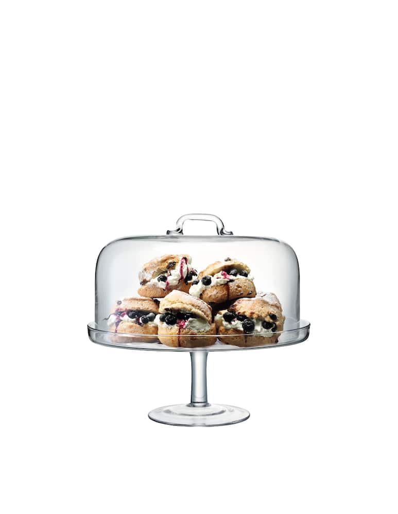 rinascente Lsa Serve Alzata & campana h38cm - Trasparente