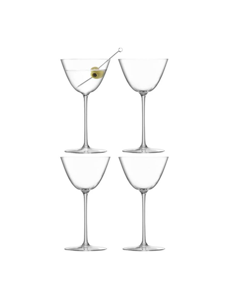 rinascente Lsa Borough Martini Glass 195ml Set 4 Pcs - Transparent