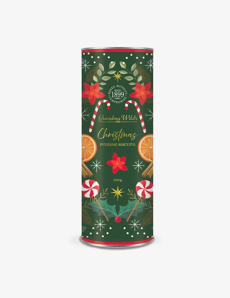 Grandma Wild's Tubo Biscotti Candy Cane 200g - immagine 1 Grandma Wild's Tubo Biscotti Candy Cane 200g - immagine 1