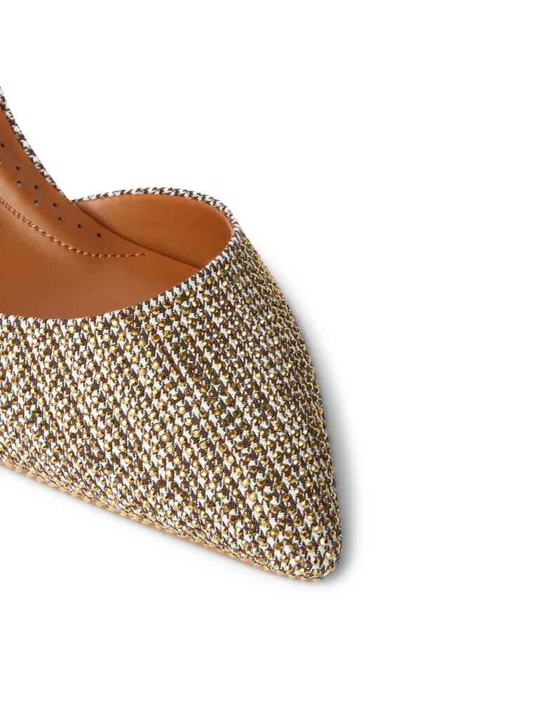 rinascente Kurt Geiger Burlington tweed heeled shoes