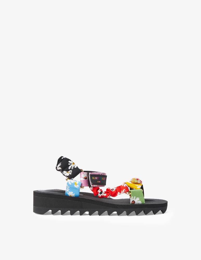 rinascente Kurt Geiger Sandali bassi Orion Tbar laterale - nero