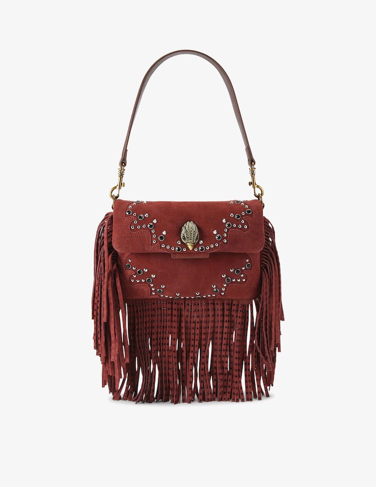 rinascente Kurt Geiger Borsa a spalla con frange Oxford
