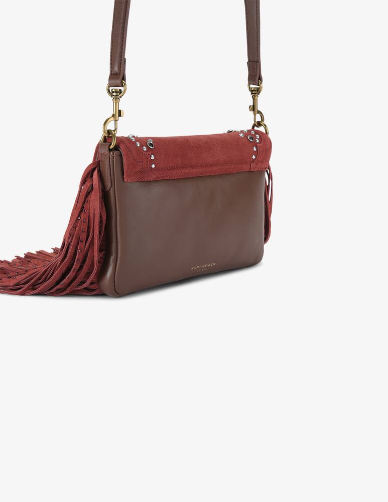rinascente Kurt Geiger Borsa a spalla con frange Oxford