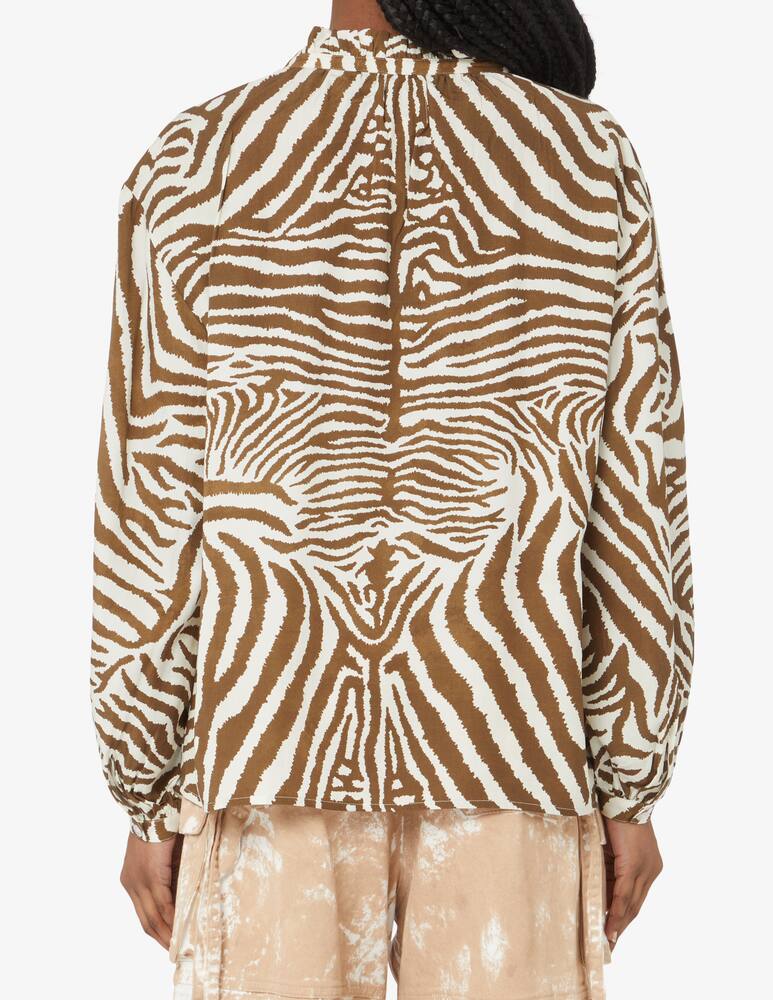 rinascente Barbour Blusa con stampa Martello 