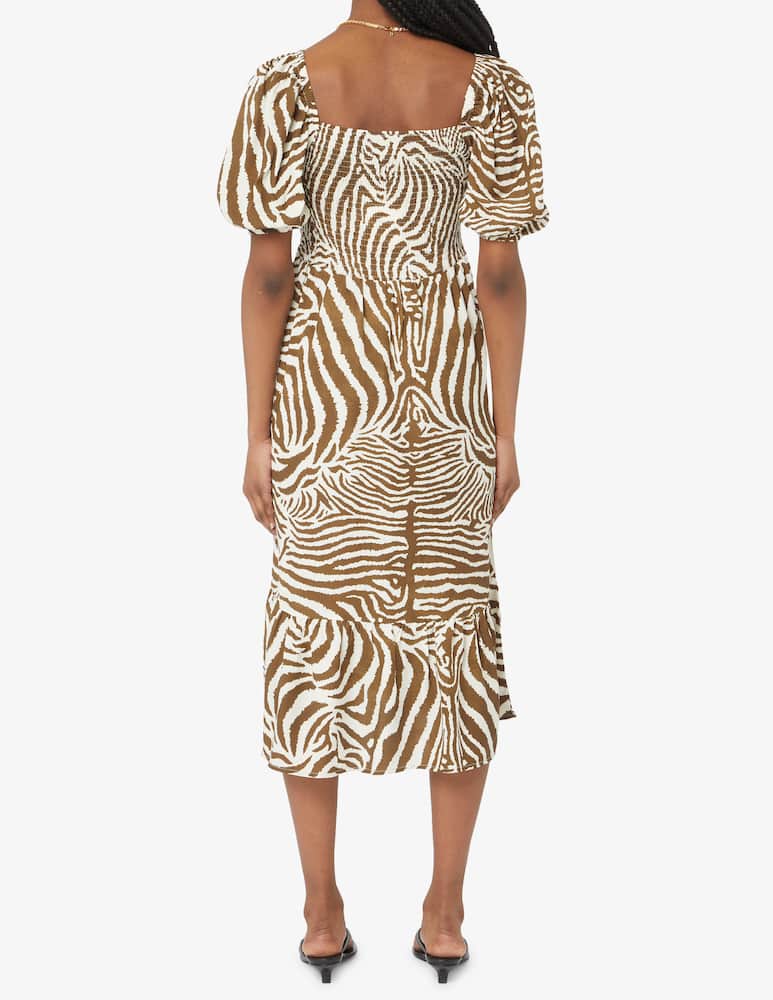 rinascente Barbour Martello dress zebra print
