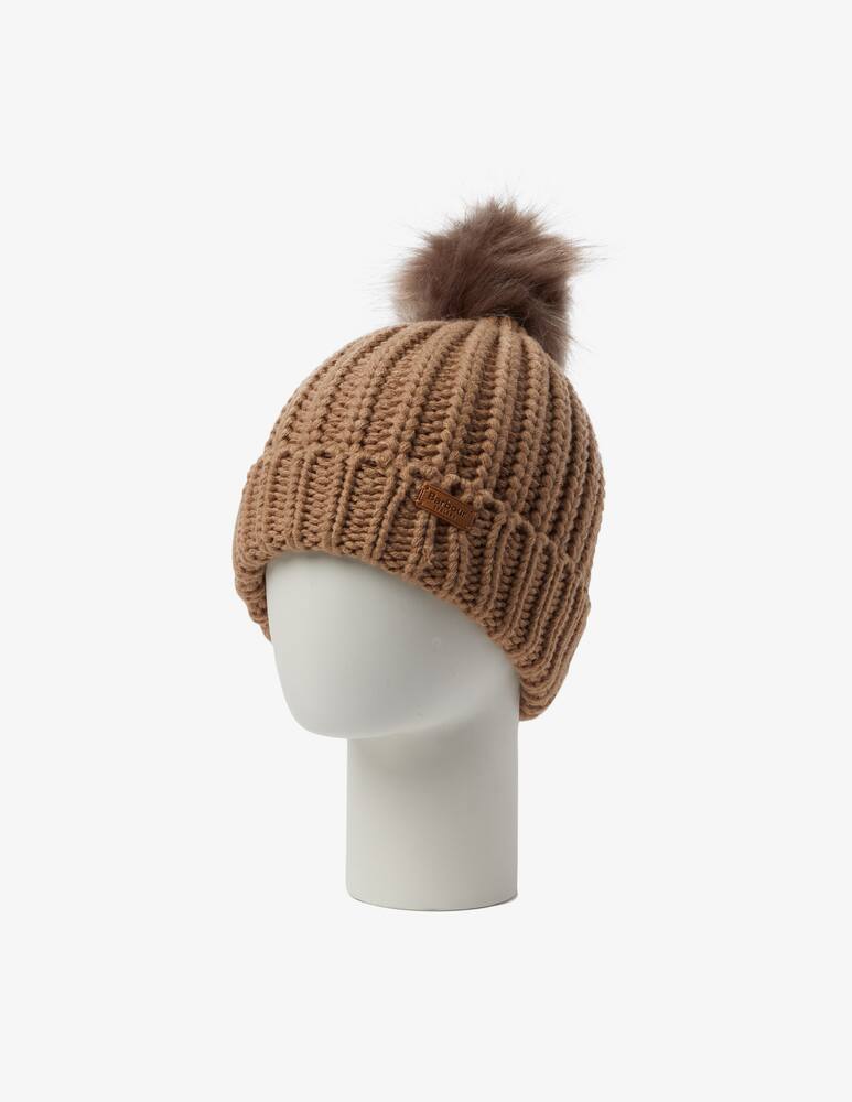 rinascente Barbour Gift box scarf beanie unito pom pom