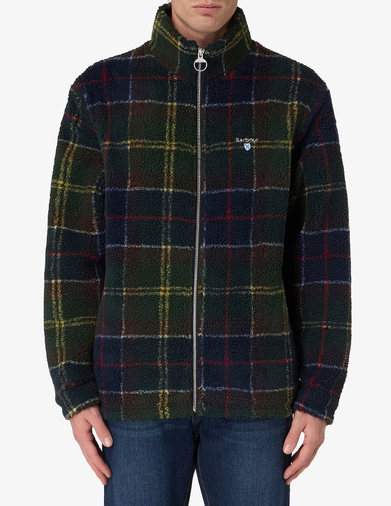 rinascente Barbour Fleece tartan jacket