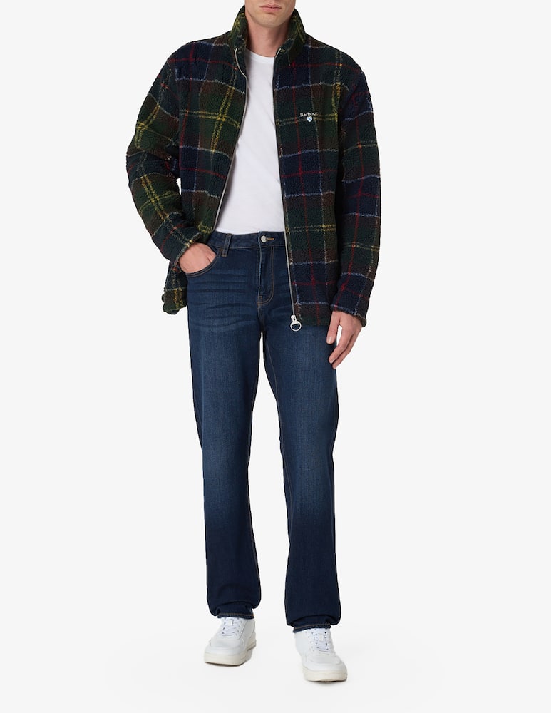rinascente Barbour Fleece tartan jacket