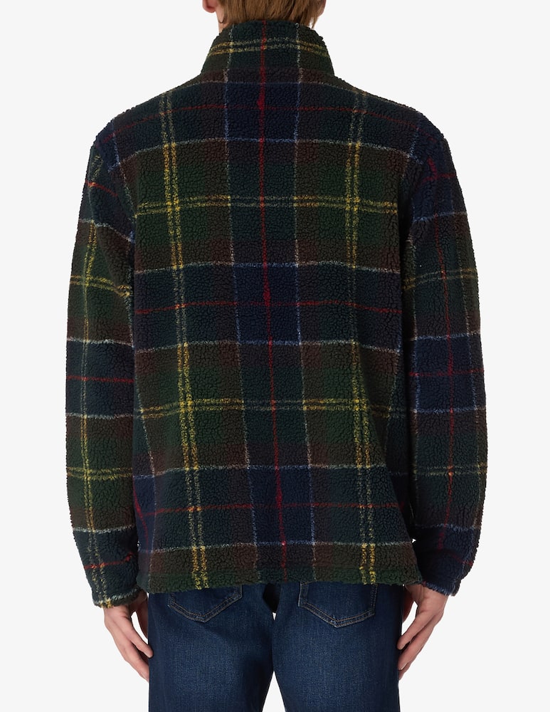 rinascente Barbour Fleece tartan jacket