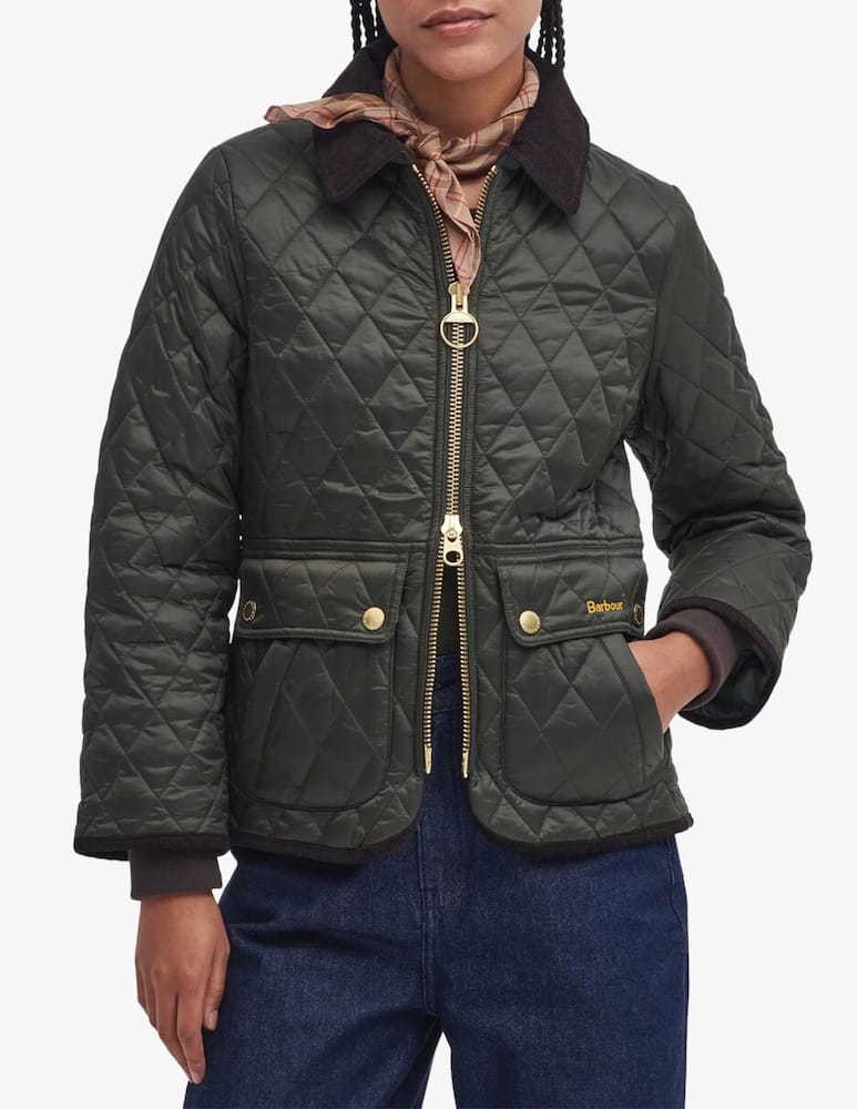rinascente Barbour Giaccone trapuntato fitted beadnell
