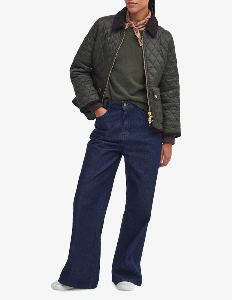 rinascente Barbour Giaccone trapuntato fitted beadnell